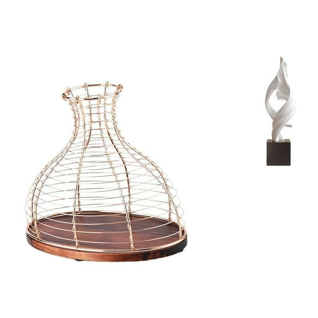 Portacorchos de vino,Soporte de metal para corcho de vino,tapón de vino,expositor,Estatua de arte abstracto,Estatua de arte abstracto Escultura de resina moderna,Colección creativa de figuras