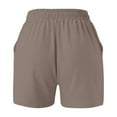 thumbnail image 5 of Women's Casual Summer Shorts High Waisted Soft Athletic Drawstring Comfortable Loose Fit with Pockets for Daily Wear, 5 of 5