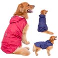 thumbnail image 3 of Dog Raincoat Reflective Waterproof Hooded Pet Raincoat Dog Rain Jacket for Large Dogs, 3 of 5