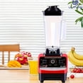 thumbnail image 5 of Vertical red blender, professional food processing machine, 2L household multifunctional food processing machine with stainless steel blades, suitable for meat, ice cubes, and fruits, 5 of 9