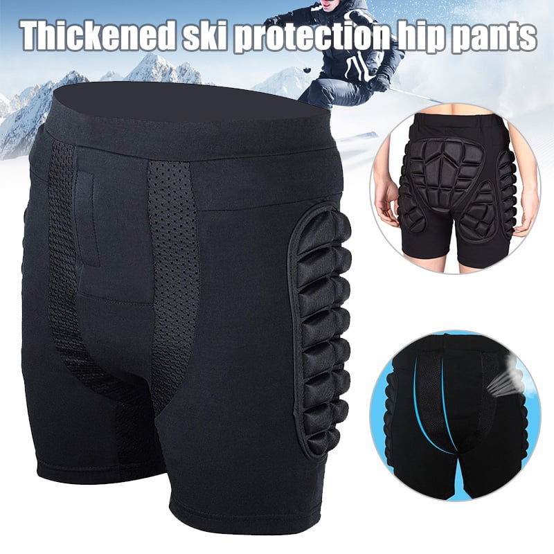 Hip Butt Pad Protective Short Pants for Ski Skiing Skating Snowboard Cycling 