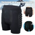 thumbnail image 2 of CAROOTU Hip Butt Protection Shorts EVA Paded Guard Short Pants for Ski Ice Skating Snowboard, 2 of 6