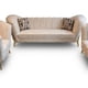 thumbnail image 3 of Sala 321 Con Madera Resistente tela Blanco Peluche Hueso Candy, 3 of 5