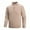 Khaki, variant on qelini Mens Cable Knit Sweater Collared Stretchy Pullover Sweaters Button down Long Sleeve Tops Trendy Casual Blouses