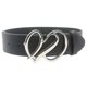 thumbnail image 1 of Unique Heart Detail PU Leather Belt Practical Metal Buckle Waist Belts Easy to Pair Perfect Addition to Any Look White, 1 of 5