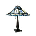thumbnail image 2 of CHLOE Lighting IRWIN Tiffany-style 2 Light Mission Table Lamp 16" Shade, 2 of 3