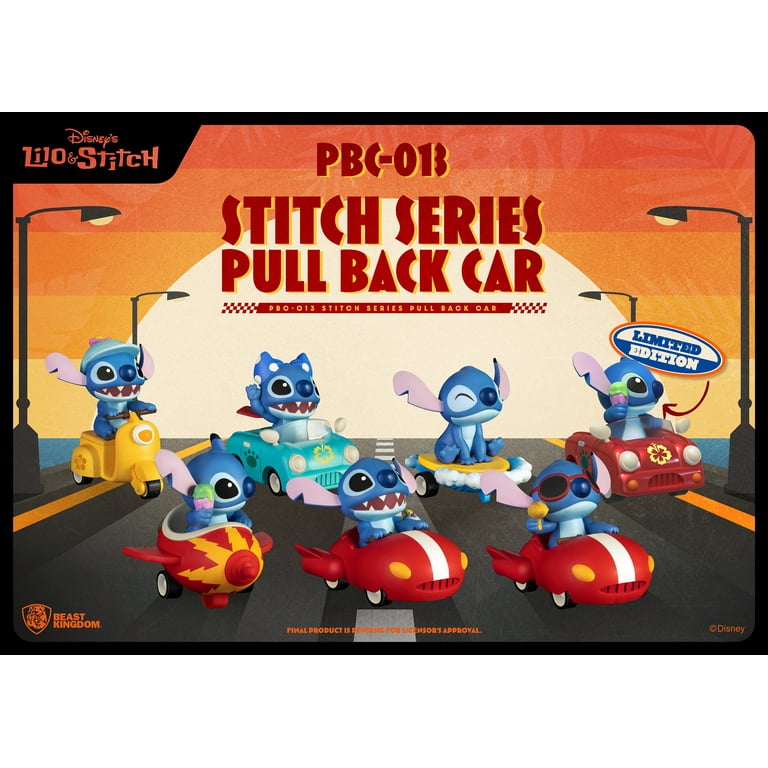 【かな】リロ&スティッチ プルバックカー スペシャルバージョン Beast-Kingdom USA | PBC-013SP Stitch Series Pull Back Car