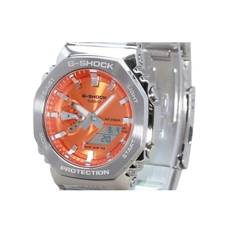 Casio G-Shock G-Steel Analog Digital Orange Dial Quartz GM