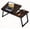 Black, variant on LapEasy Laptop Desk for Bed or Couch, Folding Bed Tray with Cup Holder, Portable Legs Desk for Working Reading Writing Breakfast, Laptop Stand for Bed (White Maple)