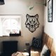 thumbnail image 3 of Adornos Modernos Odun Arts Decorativos MDF Negro Lobo, 3 of 5