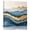 Blue, variant on Wall Art Prints, Teal Golden Framed Canvas Prints for Bedroom Living Room Bathroom Office, Modern Oil Painting Art Gallery Wrap Wall Art Poster for Gifts Home Decor 8"x8"