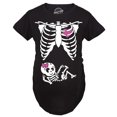 thumbnail image 3 of Camiseta de maternidad Crazy Dog Funny Skeleton It's A Girl, 3 of 9