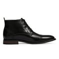 thumbnail image 2 of Bruno Marc Men Busines Dress Oxford Boots Classic Ankle Boot Cap Lace up Leather Lined Boots WARNER-2 BLACK Size 15, 2 of 6