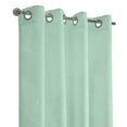 thumbnail image 6 of Habitat Boucle Sheer Grommet Curtain Panel 52 x 84 in Surf Spray, 6 of 6