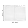thumbnail image 5 of 1 PC Plastic Transparent Pantalla Libro Game Imagen Album Página interior Bolsa de almacenamiento, 5 of 5