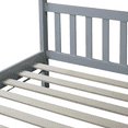 thumbnail image 5 of ENYOPRO House Bed with Fence, Wood House Bed, Floor Bed Frame, Twin Canopy Bed for Bedroom, No Box Spring Needed (Gray), 5 of 6