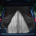 thumbnail image 4 of jinwen Car Tailgate Mesh Screen Rear Door Closure Screen Mount Tear Resistant Rear Door Shelter Car Trunk Net for 135x155cm, 4 of 6