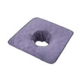 thumbnail image 2 of Tachiuwa Massage Table Face Hole Towel Protector Comfortable Bed Cover Microfiber Massage Light Gray, 2 of 9