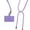 Purple, variant on Nylon Phone Lanyard Adjustable for Most Smartphones with Metal Buckle Protective