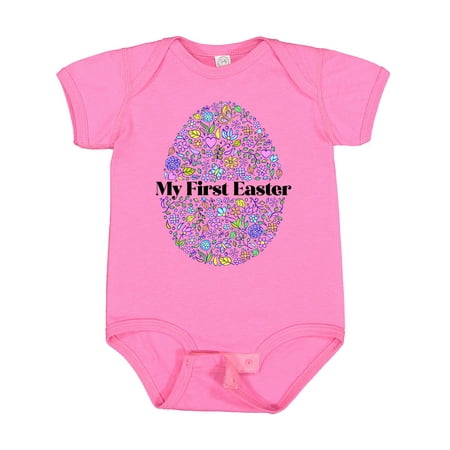 

Inktastic My First Easter Egg Outfit for Girls Gift Baby Girl Bodysuit