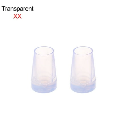 

1 pair New Wearable Non-slip Shockproof Antislip High Heeler Round Shape Silencer Heel Protector Heel Stoppers TRANSPARENT XX