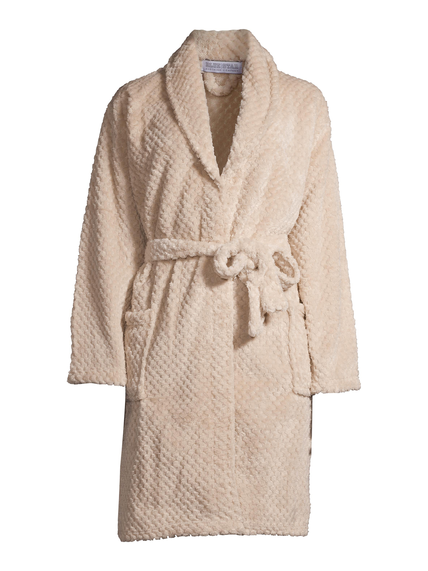 The Cozy Corner Club Durable Easy Care Textured Evening Robe (Women's), 1 Pack - image 6 of 7