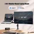 thumbnail image 2 of Support de Bureau pour Moniteur LED LCD Simple, Robuste, Entièrement Ajustable, pour / un Écran jusqu'à (MD), 2 of 8