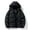 Black, variant on Christmas Clearance Ofreoo Men's Stitching Drawstring Hooded Slim Fashion Jacket Coat Outwear