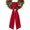 Red, variant on Red Grid Wreath Sash for Front Door 4.5"x56", Modern Scarlet Red Gingham Check Square Plaid Double-Sided Bow Ribbon Decor for Wreaths, Stair Railings, Fireplace Mantel