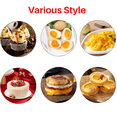 thumbnail image 2 of DISEN - Cocedor de huevos eléctrico para microondas con apagado automático, capacidad para 7 huevos, ideal para escalfados y tortillas, color blanco, 2 of 6