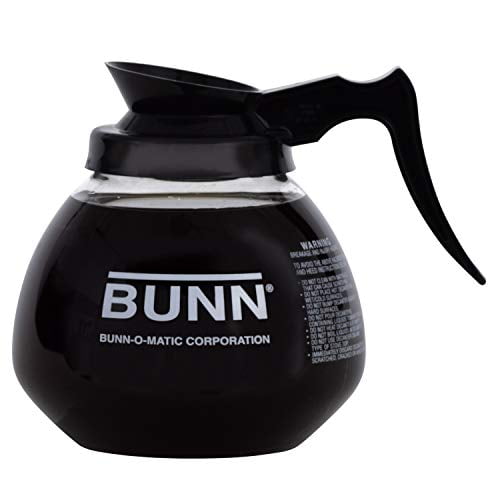 BUNN 12-Cup Glass Coffee Decanter, Black