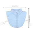 thumbnail image 2 of SOPOTUTU 1Ud Collar Falso Detachable Azul Para Mujer Accesorio Duradero Y Fresco, 2 of 8