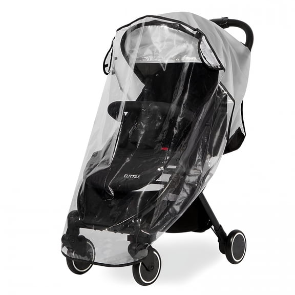 LADYGYM Clear Stroller Rain Cover,Universal Travel Weather Shield Breathable Baby Stroller Rain Cover for Windproof,Waterproof,Protect from Sun Dust Snow