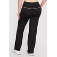thumbnail image 4 of Women's Plus Size High Waisted Contrast Piping Pants, 4 of 4