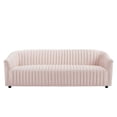 thumbnail image 6 of Modway Announce Performance Velvet Channel Tufted Sofa in Pink, 6 of 8