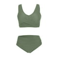 thumbnail image 4 of Bathing Suits Woman -Women High Waisted Bikini 2 Piece Bathing Suits Full Coverage Swimsuits, Bikinis For Women, 4 of 5