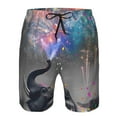 thumbnail image 3 of Balery Elephant Fireworks Celebration Traje de Baño Estilo Hawaiano para Hombre, Shorts de Secado Rápido con Bolsillos-3X-Large, 3 of 6