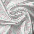 thumbnail image 5 of Ambesonne Love Valance Pack of 2, Romantic Cartoon Hearts, 42"X12", Mint Green Pale Pink, 5 of 5