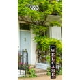 thumbnail image 3 of Vertical Welcome Sign for Front Door Porch Standing with 12 Seasonal Signs 47 Inch Tall Brown, 3 of 9