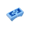 thumbnail image 4 of Uxcell Straight Slide Potentiometer Push Knob Insert Shaft 4x2mm White Blue 10pack, 4 of 5