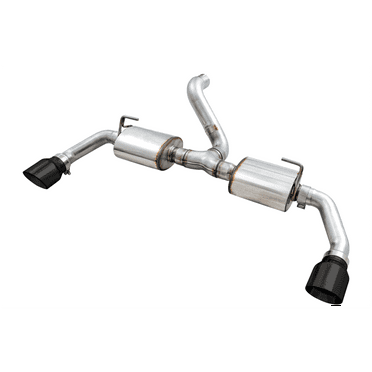 AWE Tuning Jeep Wrangler JL/JLU Tread Edition Axle-Back Dual Exhaust with Diamond Black Tips