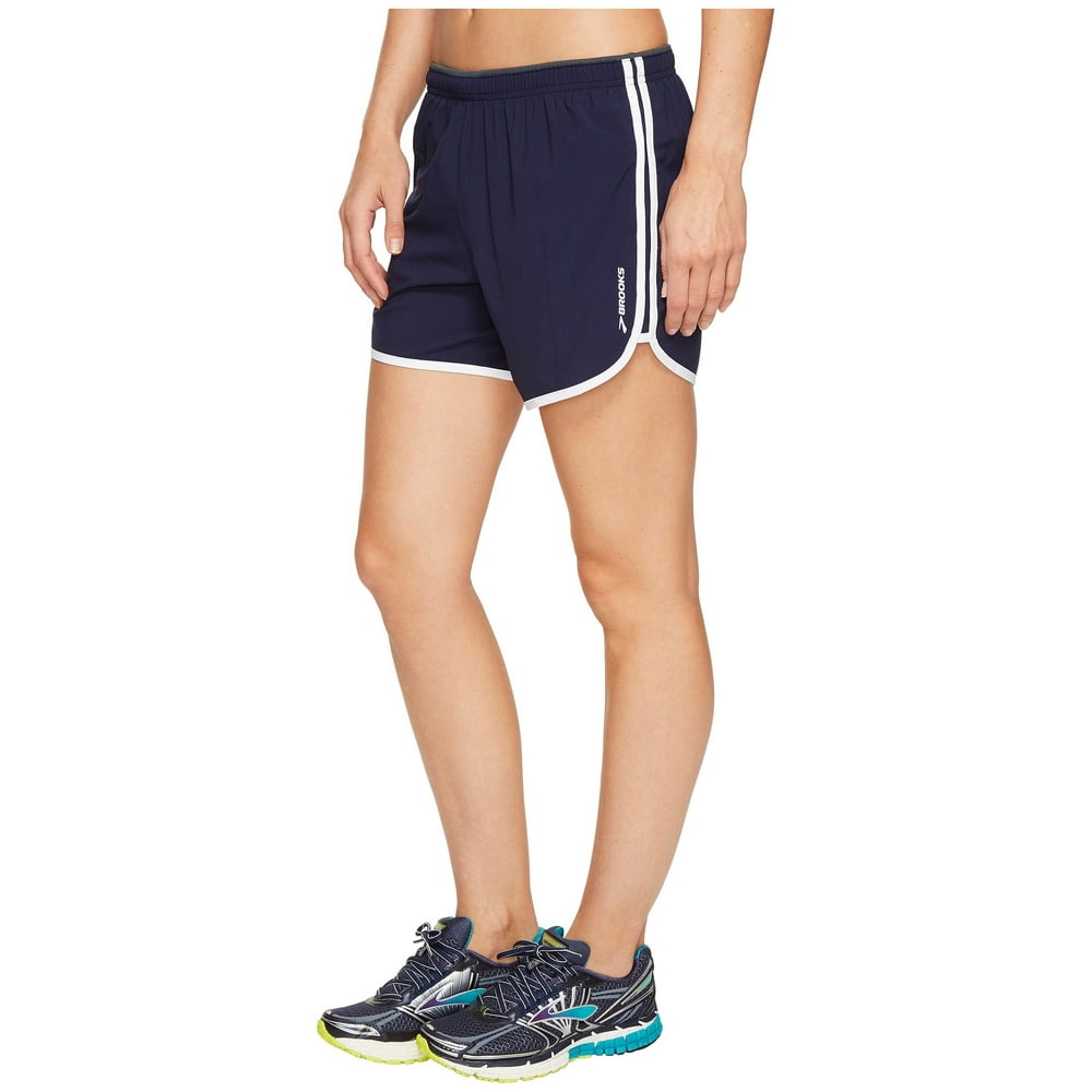 Brooks Brooks Women's GoTo 5" Athletic Running Shorts Navy/White