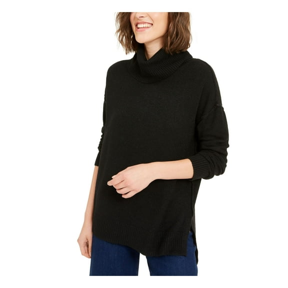 BECCA TILLEY X BAR III Womens Black Long Sleeve Turtle Neck Sweater XS