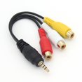 thumbnail image 3 of Cable de extensión de audio Qicheng & Lys de 3,5 mm macho a 3RCA hembra, 3 of 7