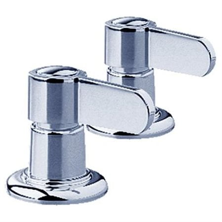Heritage Small Metal Lever Handle Kit in Polished Chrome - Connection Type: Standard