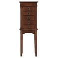 Hives and Honey Kami Walnut Wood Jewelry Armoire