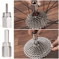 thumbnail image 4 of Bike Cassette Removal Tool Kit-Bicycle Sprocket Removal Tools- Chain Whip & Lockring Tool With 5mm/12mm Guide Pin For SHIMANO HG Freewheel Cassette Replacement, 4 of 7