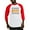 Red/White, variant on CafePress - Cure Multiple Sclerosis Baseball Jersey - Cotton Baseball Jersey, 3/4 Raglan Sleeve Shirt