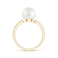thumbnail image 2 of ANGARA Classic South Sea Cultured Pearl Solitaire Ring in 14K Yellow Gold for Women | June Birthstone, Birthday, Anniversary, Jewelry Gift for Women | Pearl Ring, 2 of 7