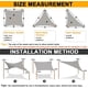 thumbnail image 4 of 3x3x3m Arena Sombra Vela Impermeable Triangular PES Lona Toldo Sombra Protección UV para Exterior Jardín Terras Balcón Color, 4 of 4
